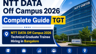 NTT DATA Off Campus 2026 Technical Graduate Trainee Hiring in Bangalore