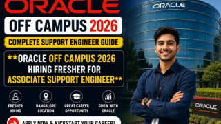 Oracle Off Campus 2026 Associate Support Engineer Bangalore