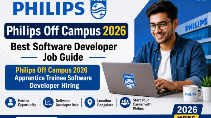Philips Off Campus 2026 Apprentice Trainee Software Developer Bangalore