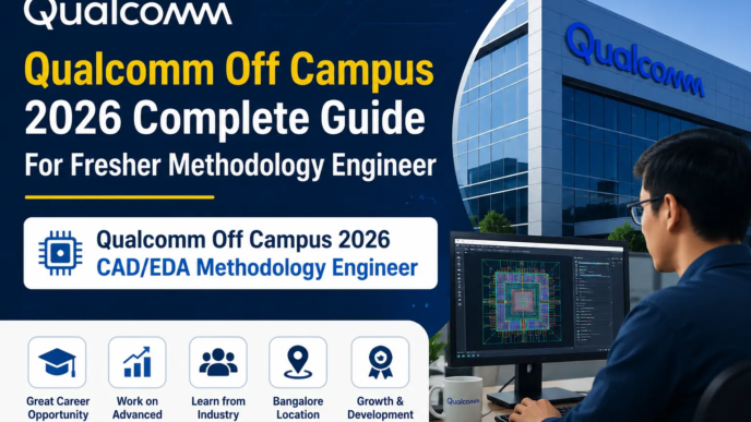 Qualcomm Off Campus 2026 CAD EDA Methodology Engineer Bangalore