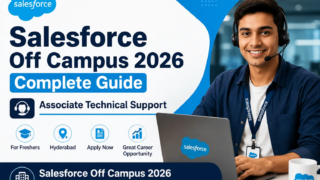 Salesforce Off Campus 2026 Associate Technical Support Engineer Hyderabad