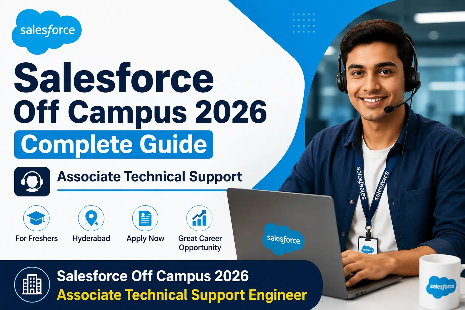 Salesforce Off Campus 2026 Associate Technical Support Engineer Hyderabad