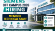 Siemens Off Campus 2026 Hiring Fresher for Member Technical Staff in Bangalore – Apply Online