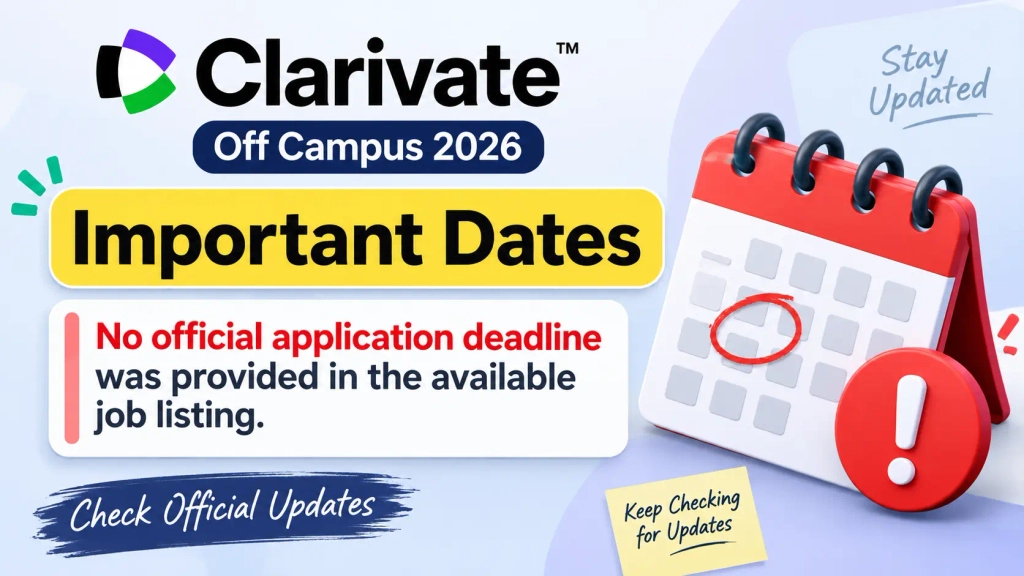 Clarivate Off Campus 2026 hiring for Associate STEM Content Analyst in Chennai