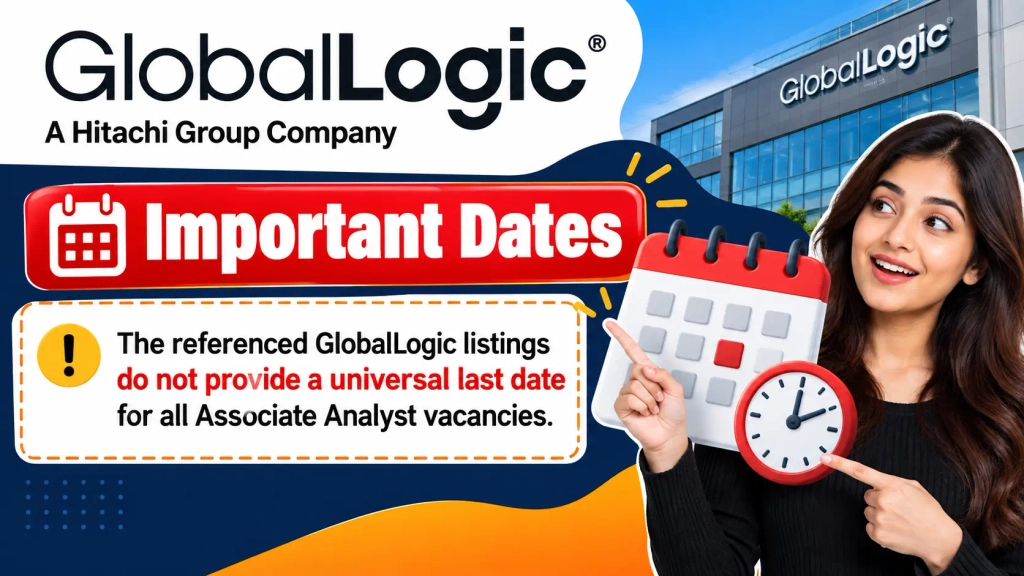 GlobalLogic Recruitment 2026 Associate Analyst hiring for freshers