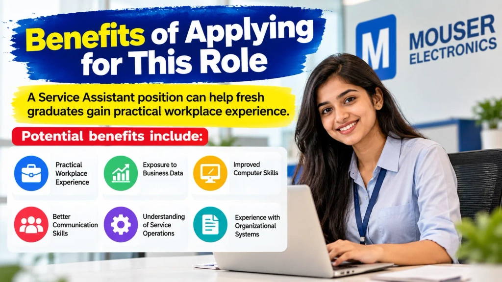 Mouser Recruitment 2026 hiring freshers for Service Assistant (Data Entry) role.