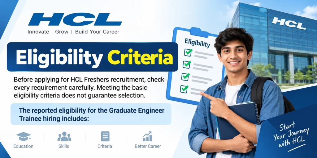 HCL Freshers 2026 Complete Hiring Guide for Graduate Engineer Trainee Jobs