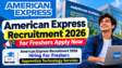 American Express Recruitment 2026 for Freshers Apprentice Technology Services