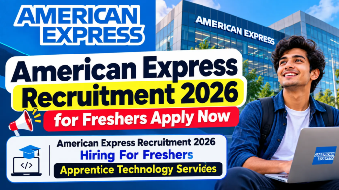 American Express Recruitment 2026 for Freshers Apprentice Technology Services