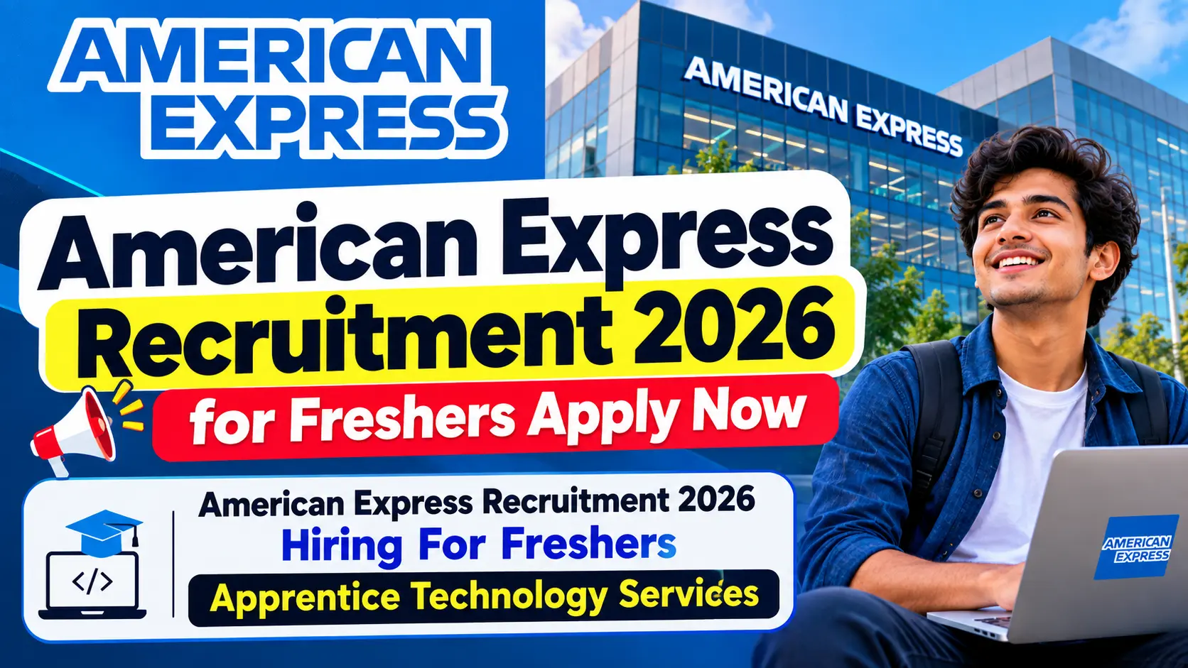 American Express Recruitment 2026 for Freshers Apprentice Technology Services