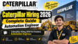 Caterpillar Hiring 2026 Automation Engineer for Freshers