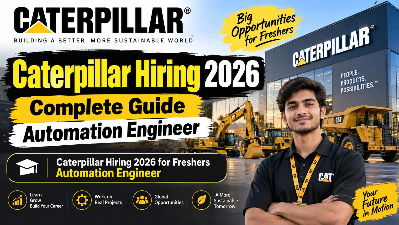 Caterpillar Hiring 2026 Automation Engineer for Freshers