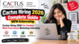 Cactus Hiring 2026 Work From Home Marketing Associate Internship for Freshers