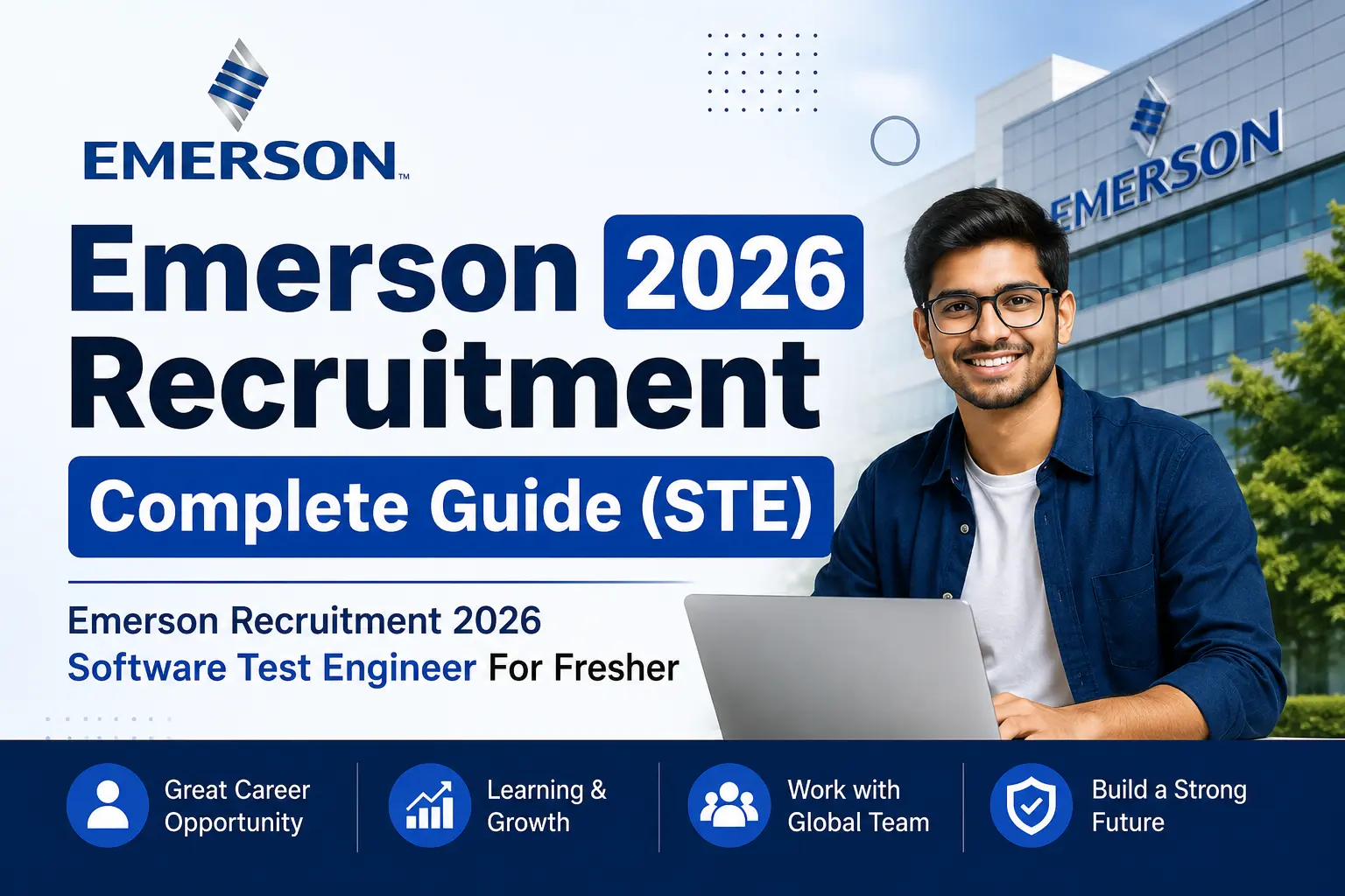 Emerson Recruitment 2026 Software Test Engineer for Freshers
