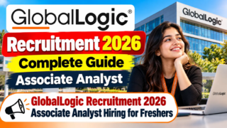 GlobalLogic Recruitment 2026 Associate Analyst Hiring for Freshers