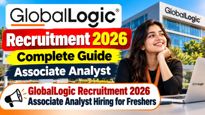 GlobalLogic Recruitment 2026 Associate Analyst Hiring for Freshers