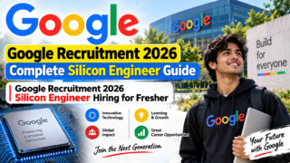 Google Recruitment 2026 Silicon Engineer hiring for freshers