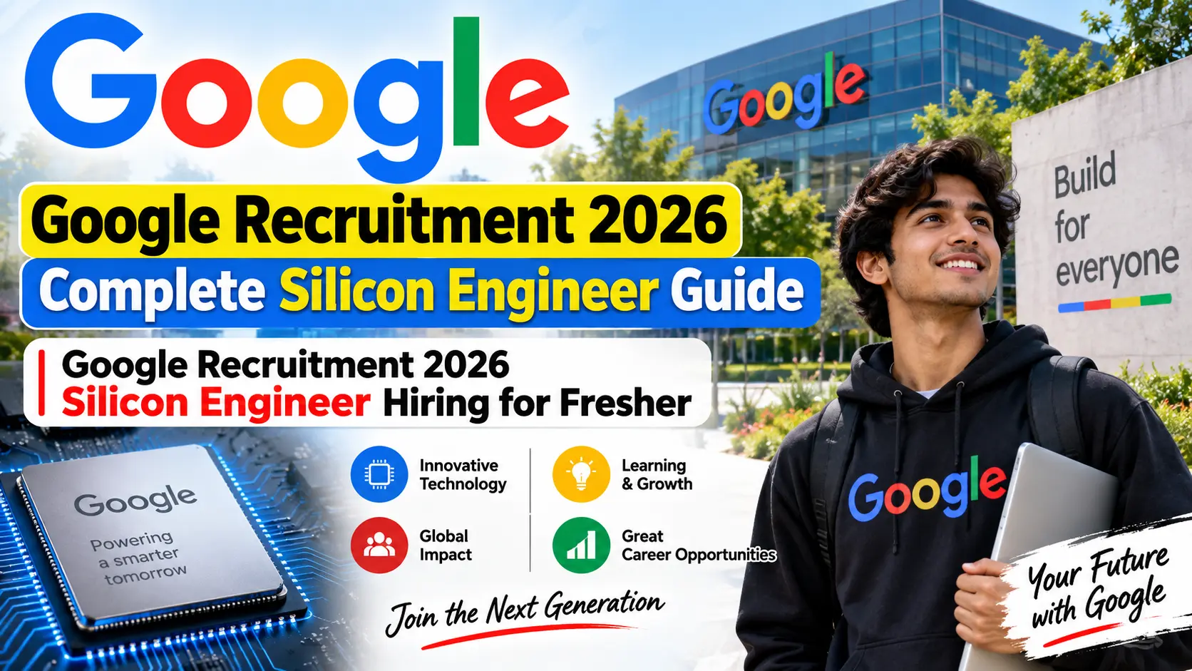 Google Recruitment 2026 Silicon Engineer hiring for freshers