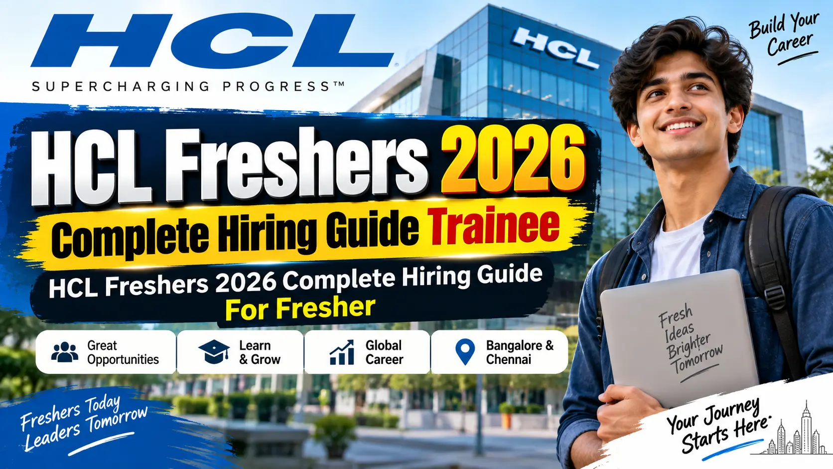 HCL Freshers 2026 Complete Hiring Guide for Graduate Engineer Trainee Jobs