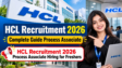 HCL Recruitment 2026 Process Associate Hiring for Freshers