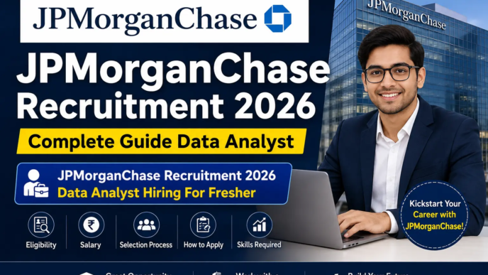 JPMorganChase Recruitment 2026 Data Analyst Hiring for Freshers