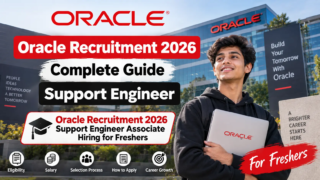 Oracle Recruitment 2026 Support Engineer Associate Hiring for Freshers