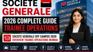 Societe Generale Off Campus 2026 Trainee Operations Mumbai