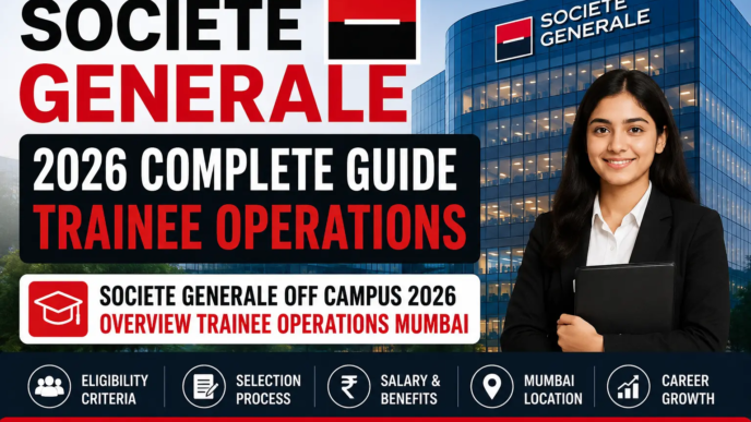 Societe Generale Off Campus 2026 Trainee Operations Mumbai