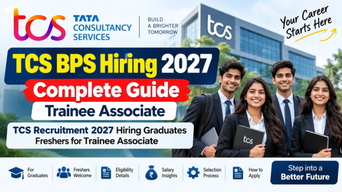 TCS BPS Hiring 2027 for graduates and freshers Trainee Associate