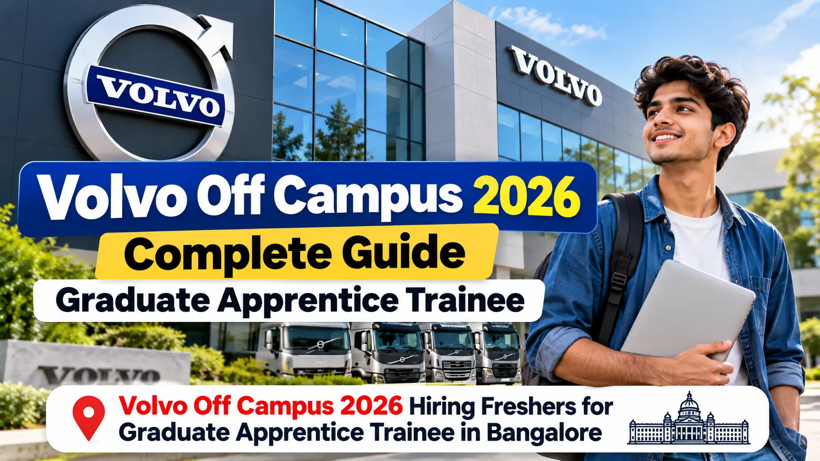 Volvo Off Campus 2026 Graduate Apprentice Trainee Bangalore