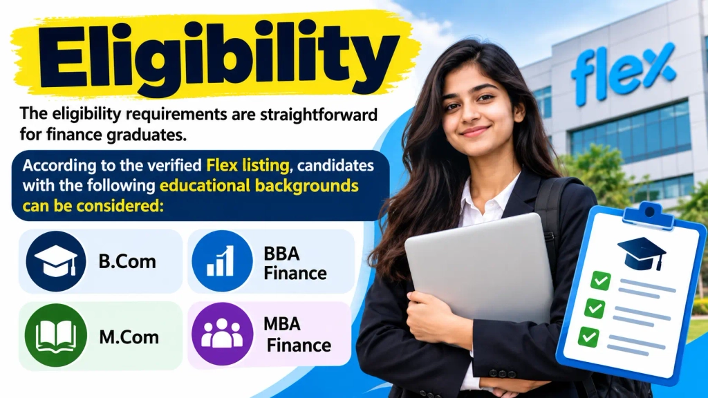 Flex Recruitment 2026 Junior Financial Analyst Hiring for Freshers