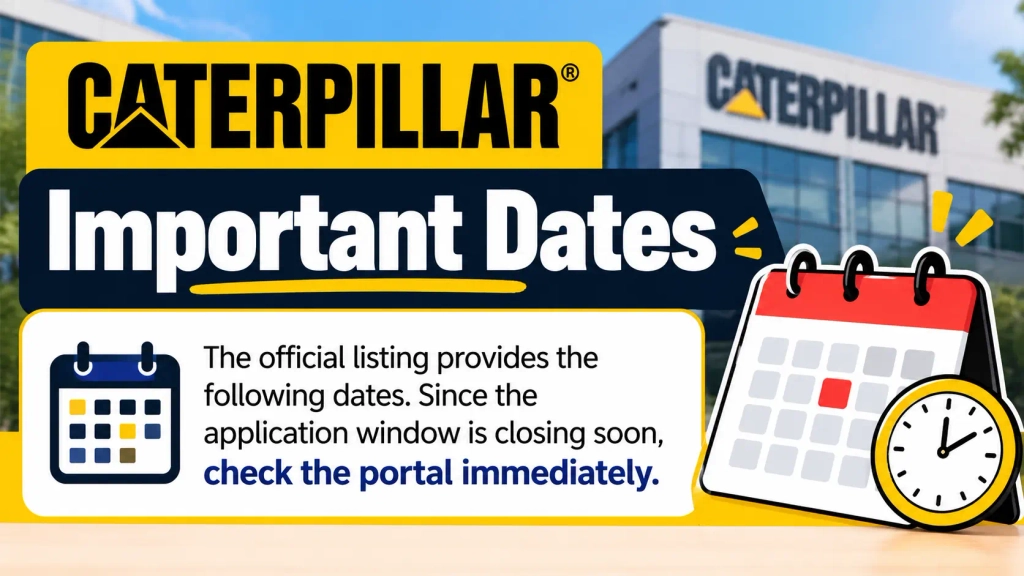 Caterpillar Jobs 2026: Autonomy Test Engineer opportunity in Bangalore and Chennai for eligible engineering graduates.