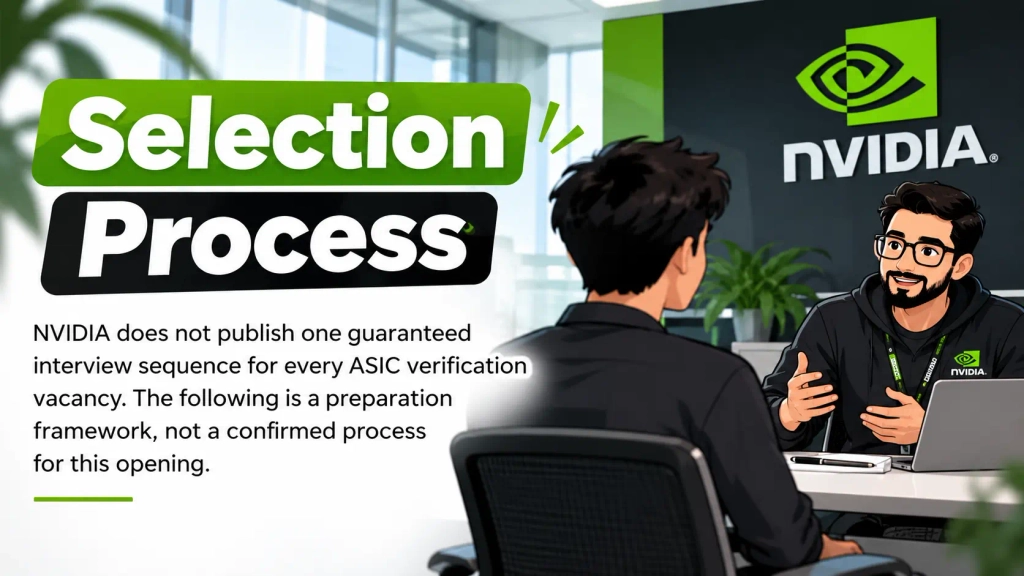 Nvidia Off Campus 2026 hiring guide covering ASIC Verification Engineer eligibility, technical skills, application steps and job locations in India.