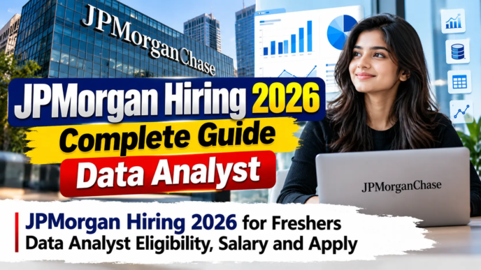 JPMorgan Hiring 2026 Data Analyst Jobs for Freshers