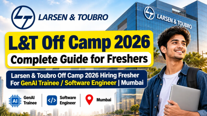 L&T Off Campus 2026 hiring guide for GenAI Trainee and Software Engineer in Mumbai