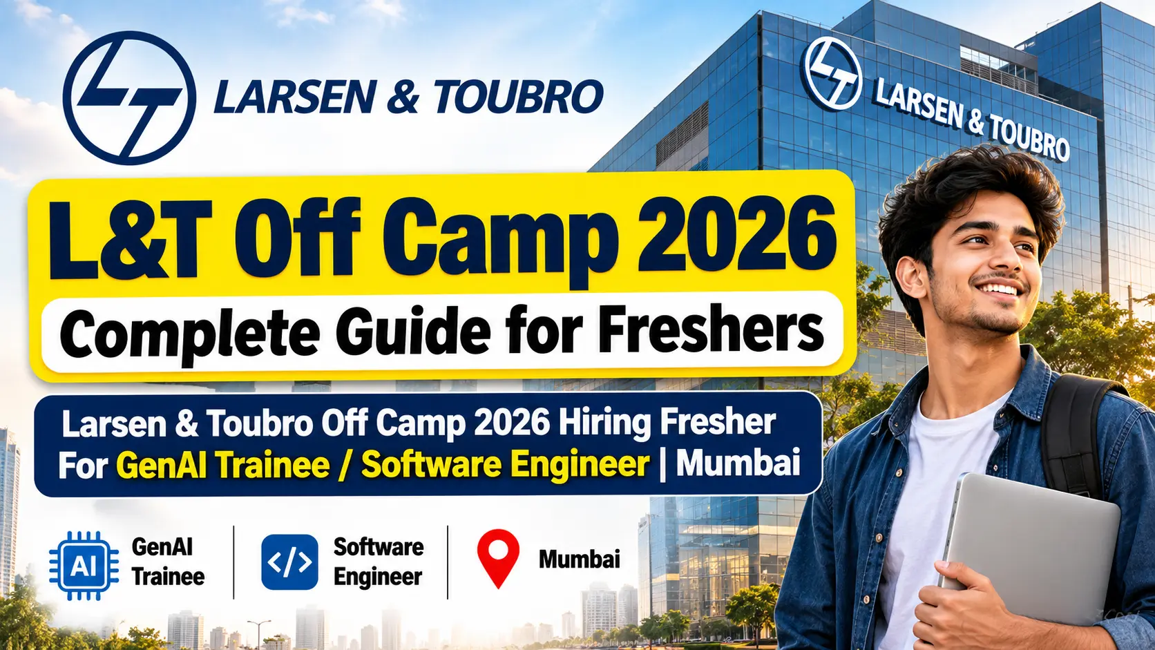 L&T Off Campus 2026 hiring guide for GenAI Trainee and Software Engineer in Mumbai