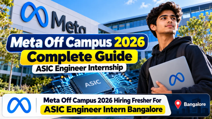 Meta Off Campus 2026 ASIC Engineer Intern Bangalore