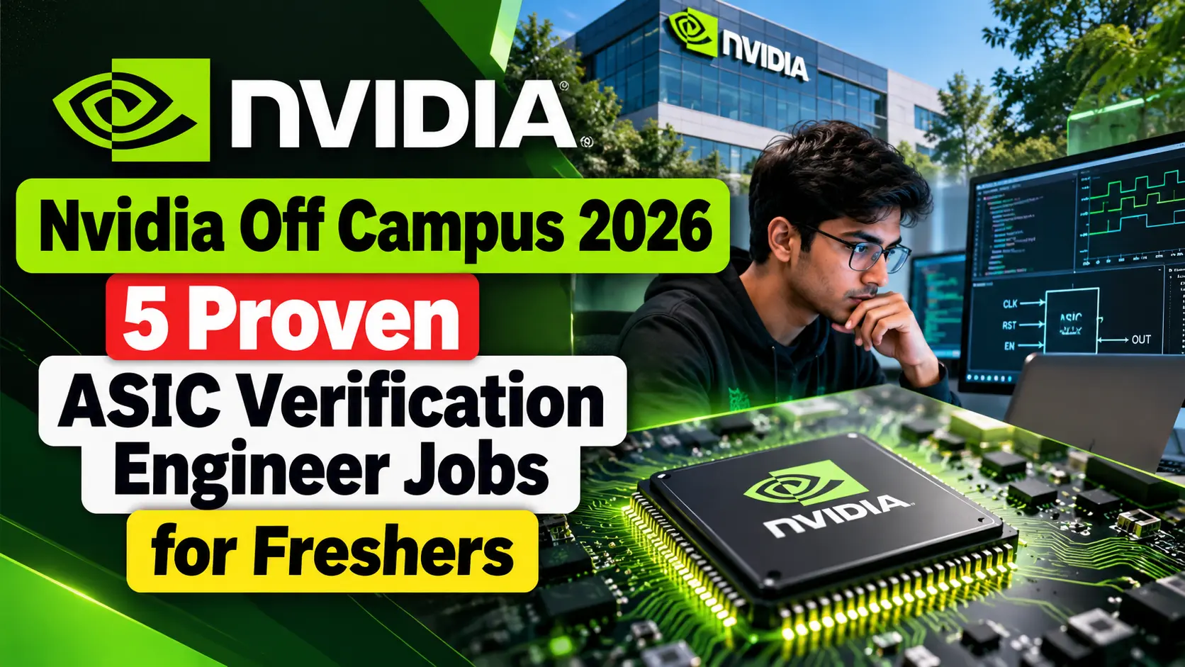Nvidia Off Campus 2026 ASIC Verification Engineer Jobs for Freshers